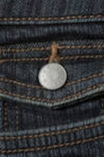 Desert Blue - Dark Blue - Cheri Low Rise Mini Denim Shorts - 5