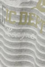 Striped Grey - Oversized Cotton T-shirt - 4