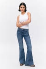 Sunset Blue - Katsumi Low Waist Flared Jeans - 0