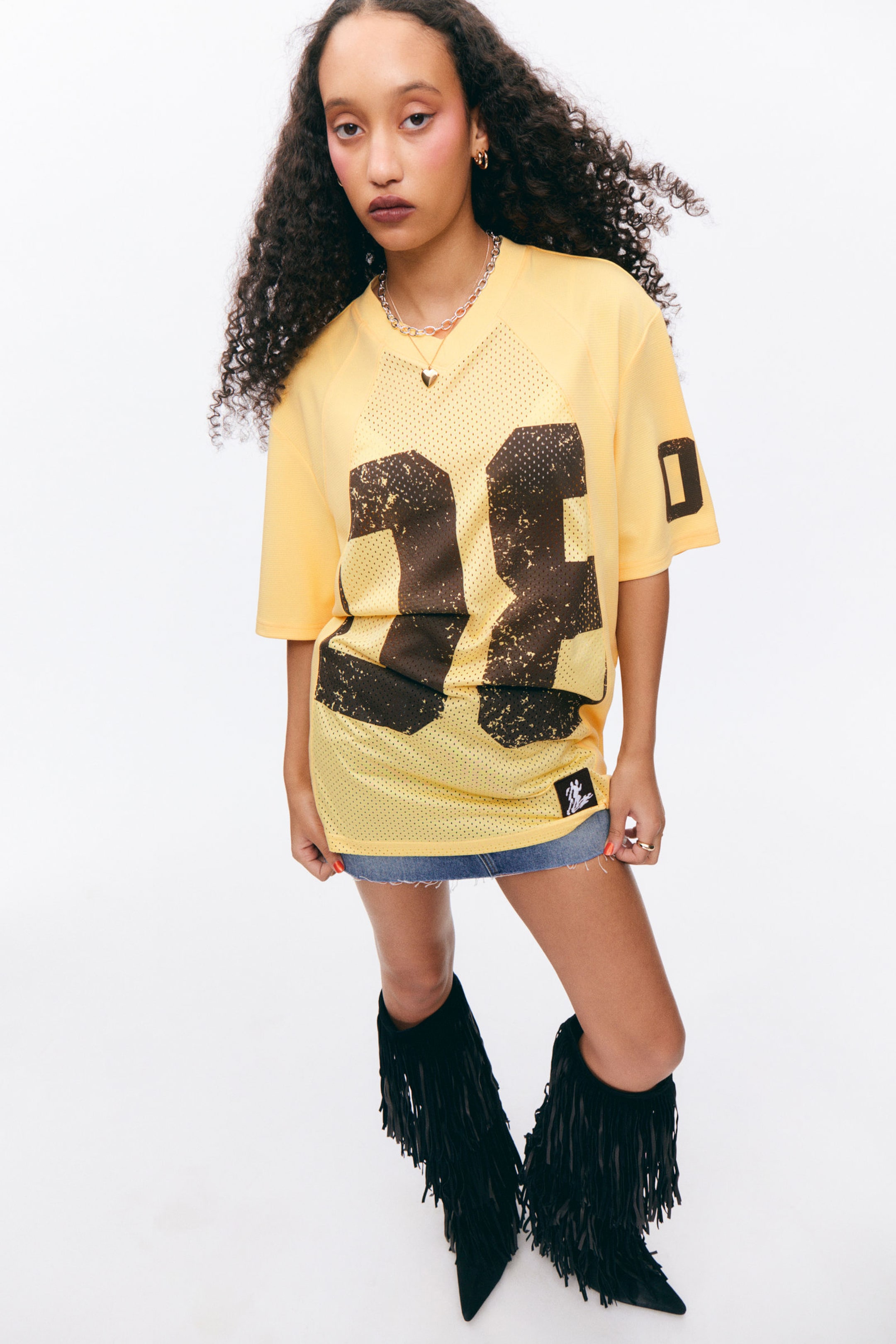 #F2D499 - Sporty Mini T-shirt Dress - 1