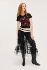 Black - Love At First Bite - Cropped t-shirt - 1