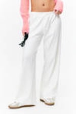 White - Relaxed Pyjama Trousers - 1