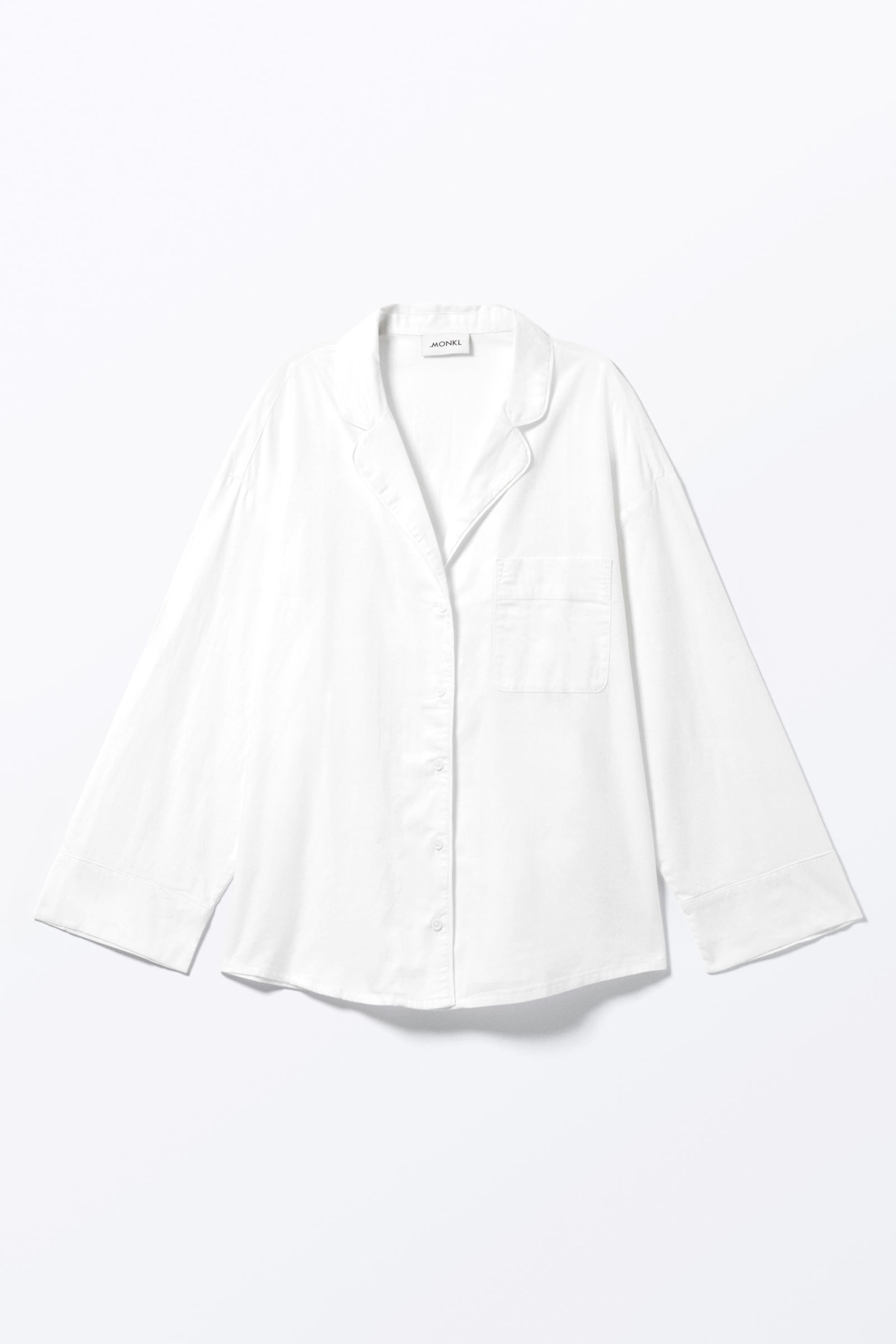 White - Soft Long-Sleeved Flannel Shirt - 3
