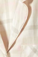 Light Beige Check - Soft Long-Sleeved Flannel Shirt - 4