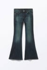 Raven Blue - Dark Blue - Katsumi Low Waist Flared Jeans - 5