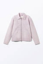 Light Dusty Purple - Two-way Zip Oxford Jacket - 4