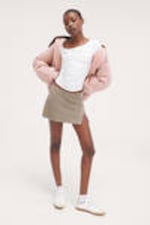 Dusty Beige - Mini Pull-on Skirt - 0