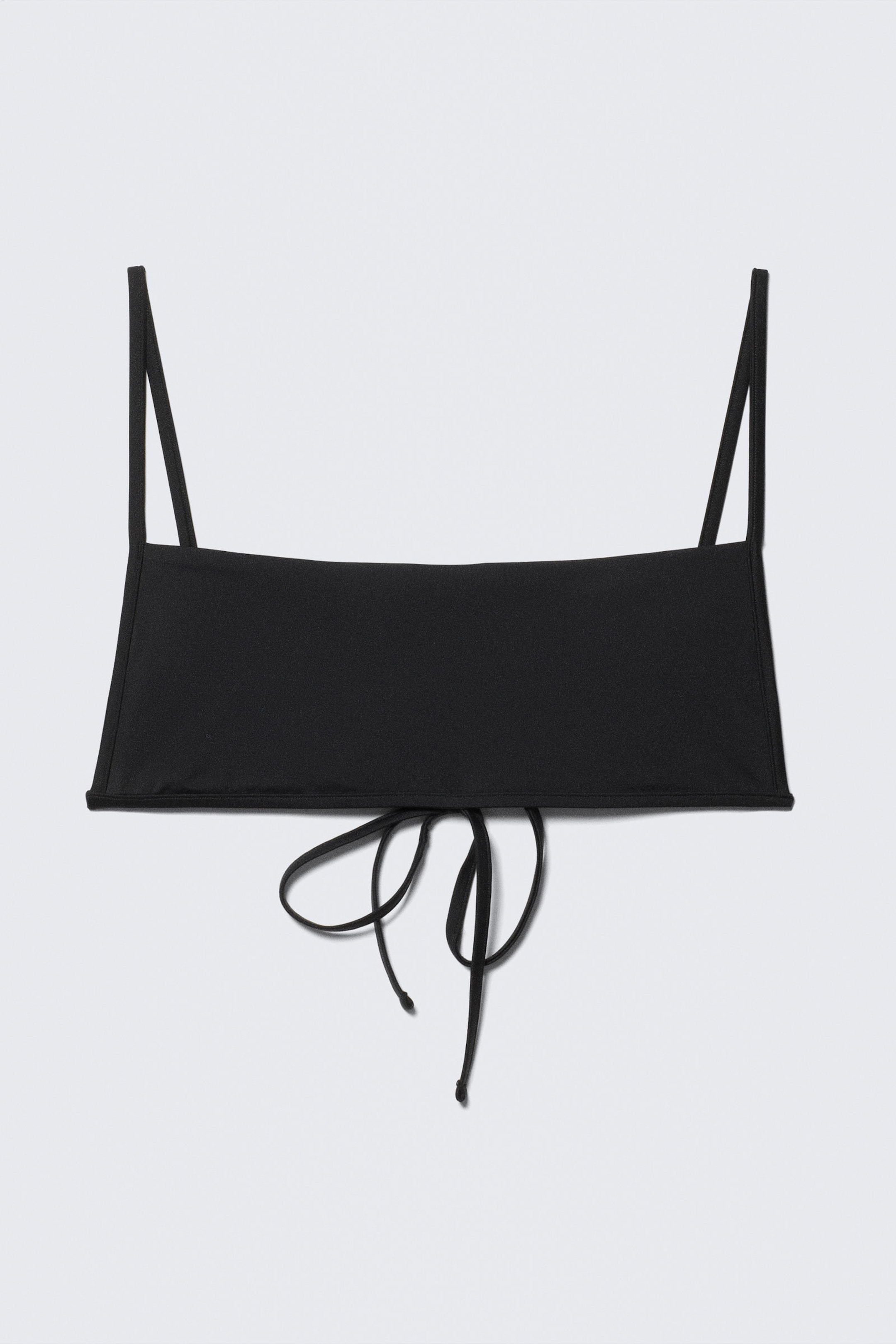 Black - Square Neck Bikini - 3