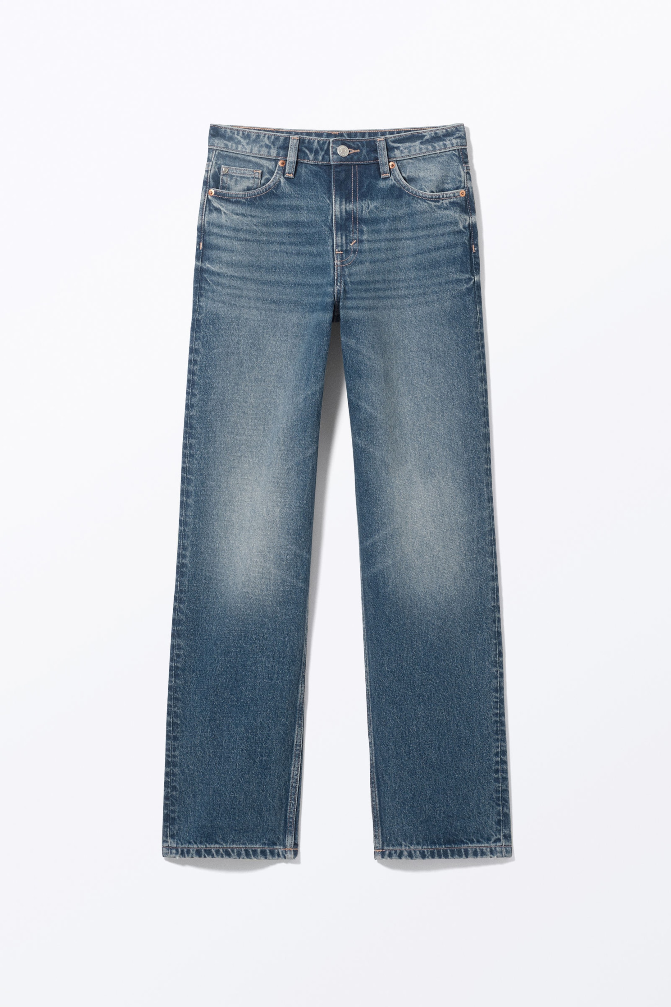 Sunset Blue - Aimo Mid Straight Jeans - 6