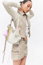Light Dusty Mole - Rectangular Shoulder Bag - 0
