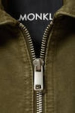 Dark Khaki Green - Two-way Zip Oxford Jacket - 5