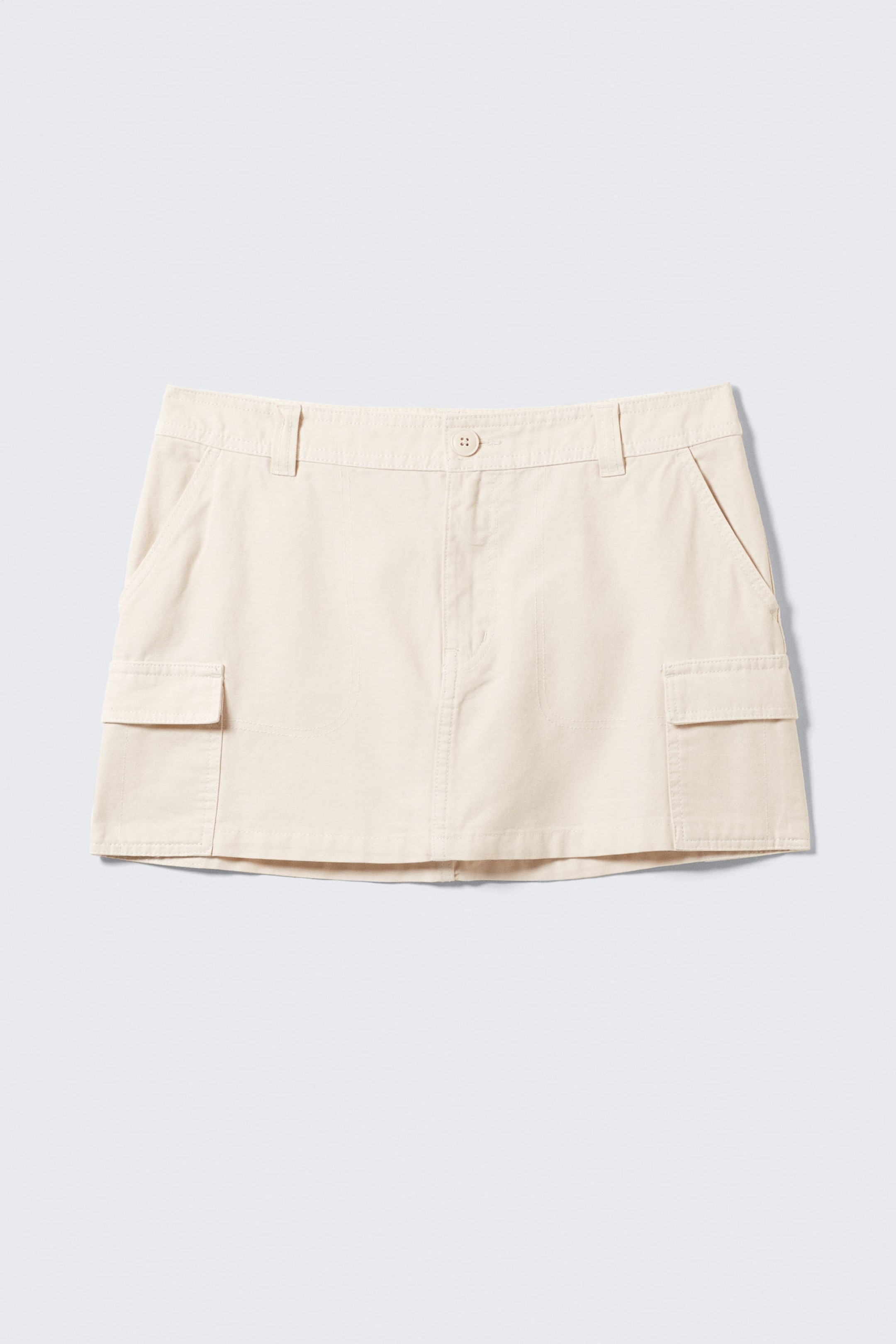 Off-white - Mini Cotton Cargo Skirt - 4