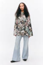 Muted Wild - Oversized Hoodie Mini Dress - 1