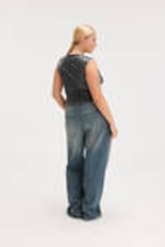 Shiny Grey - Super soft sleeveless boatneck top - 2