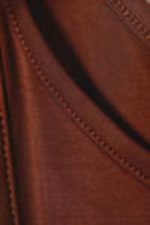 Burgundy - Asymmetric Strap Tie Mini Dress - 4