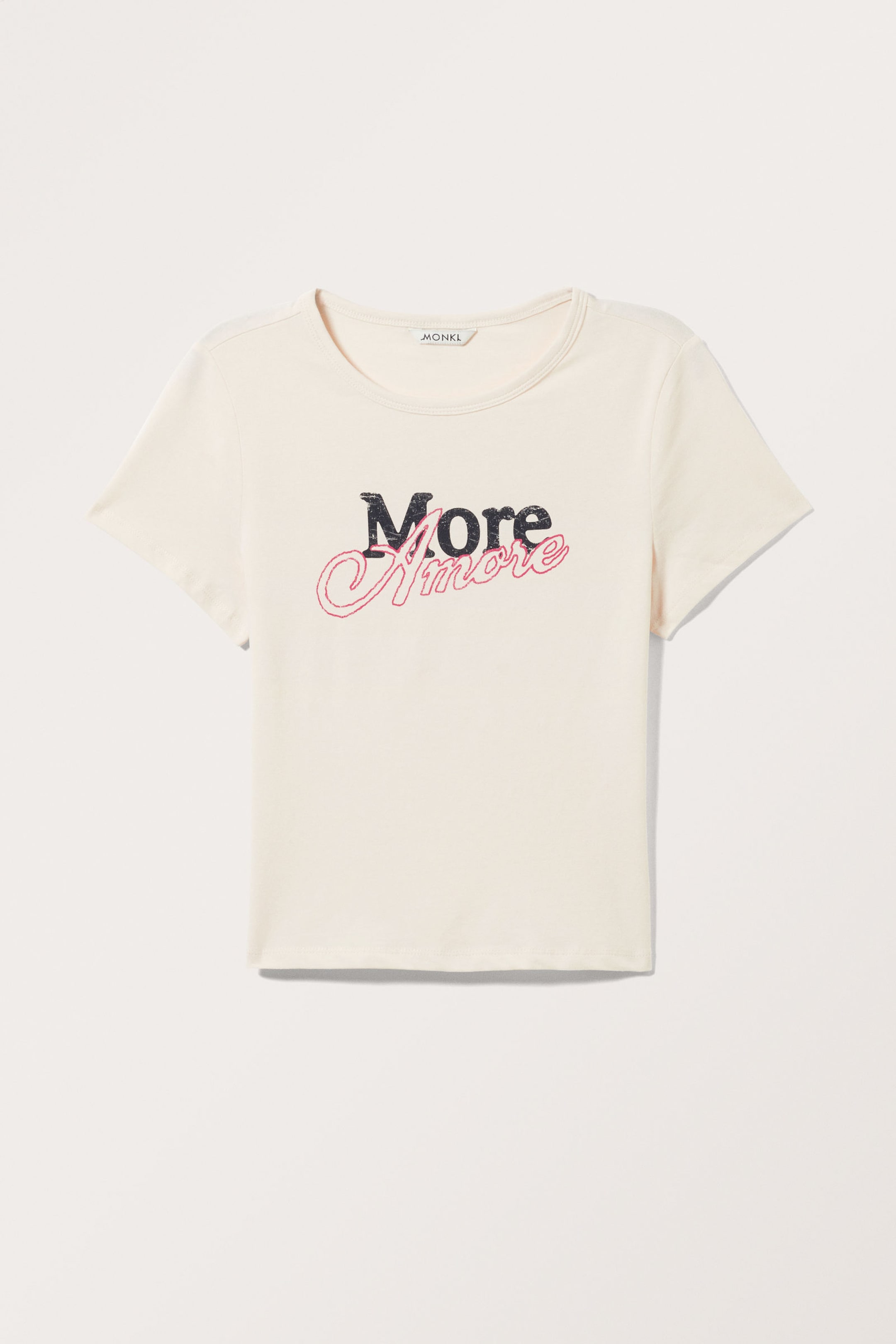 Dusty White - Cropped t-shirt - 3