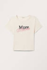 Dusty White - Cropped t-shirt - 3