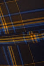 Dark Blue Check - Low Waisted Mini Suiting Skirt - 4