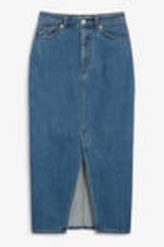 Classic blue - Midi denim skirt - 0