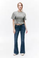 Ocean Blue - Katsumi Low Waist Flared Jeans - 0