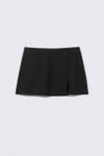 Black - Mini Pull-on Skirt - 4