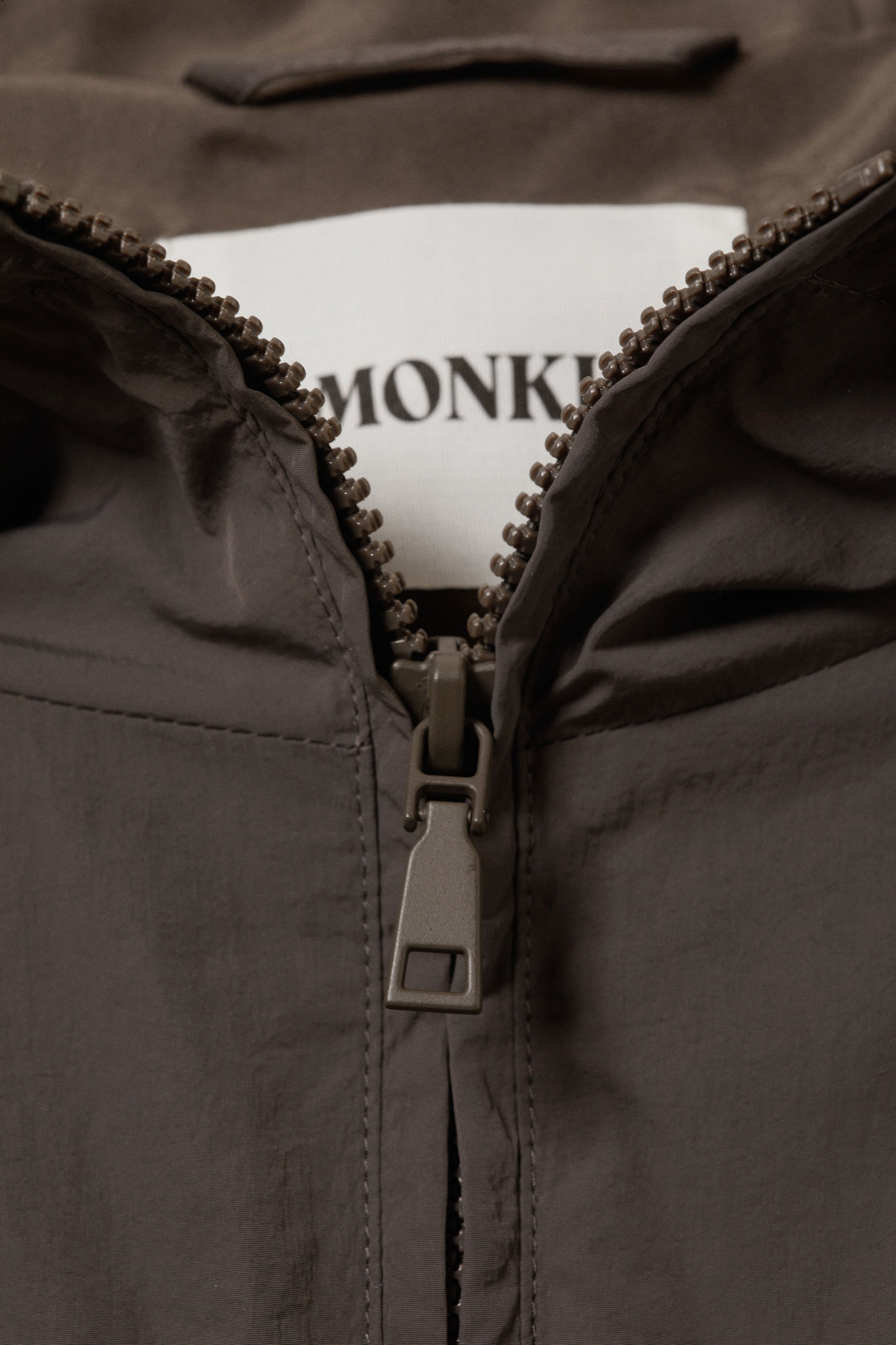 Dark Grey - Windbreaker Nylon Jacket - 4