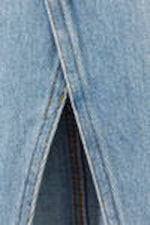 Fresh Blue - Light Blue - Midi denim skirt - 8