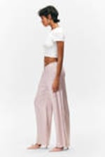 Light Pink - Low-Rise Relaxed Pull-on Trousers - 1