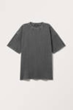 Washed Black - Oversized Cotton T-shirt - 3