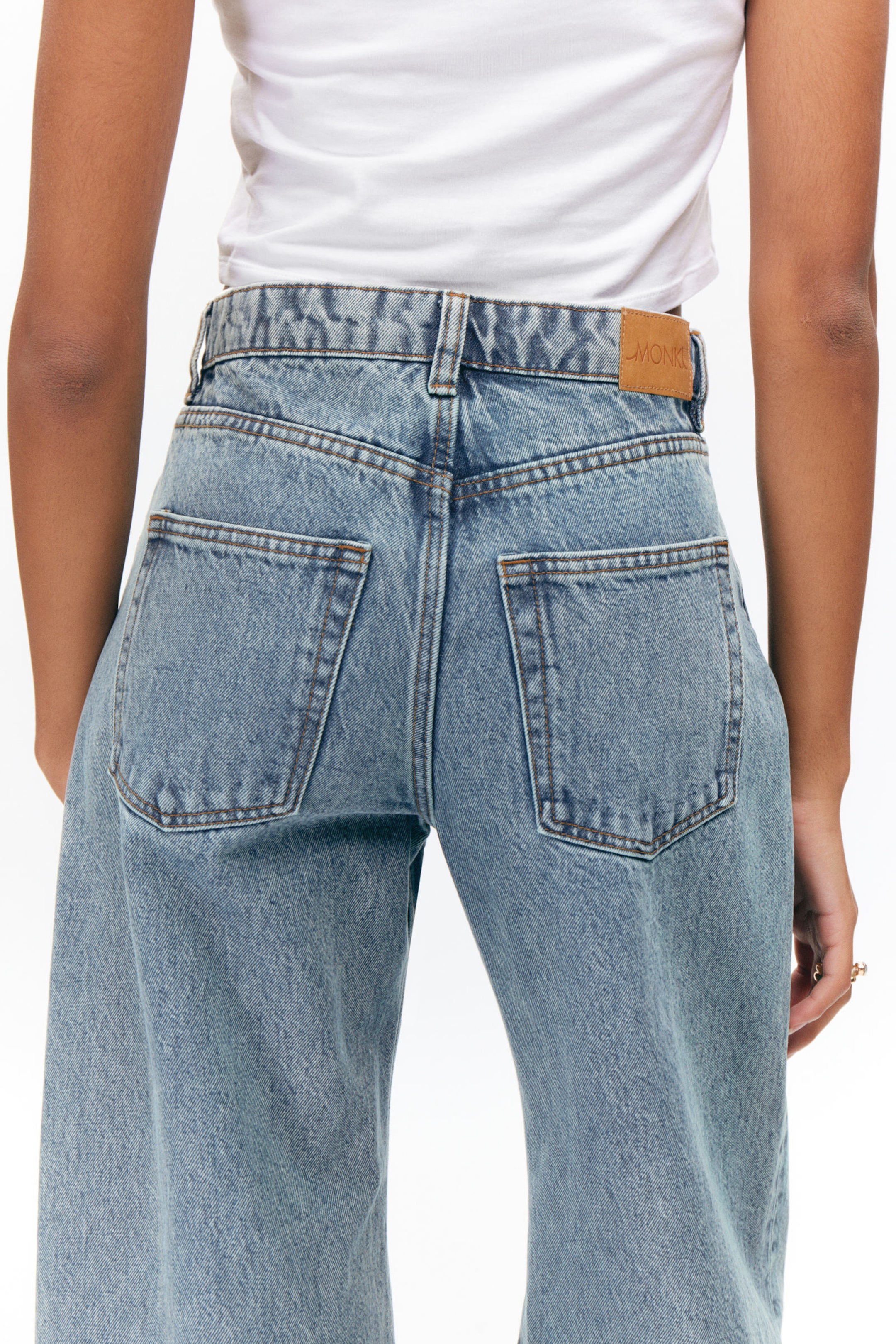 Mid Blue - Paz Mid Wide Jeans - 6