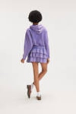 Washed Purple - Cropped Zip Hoodie - 2