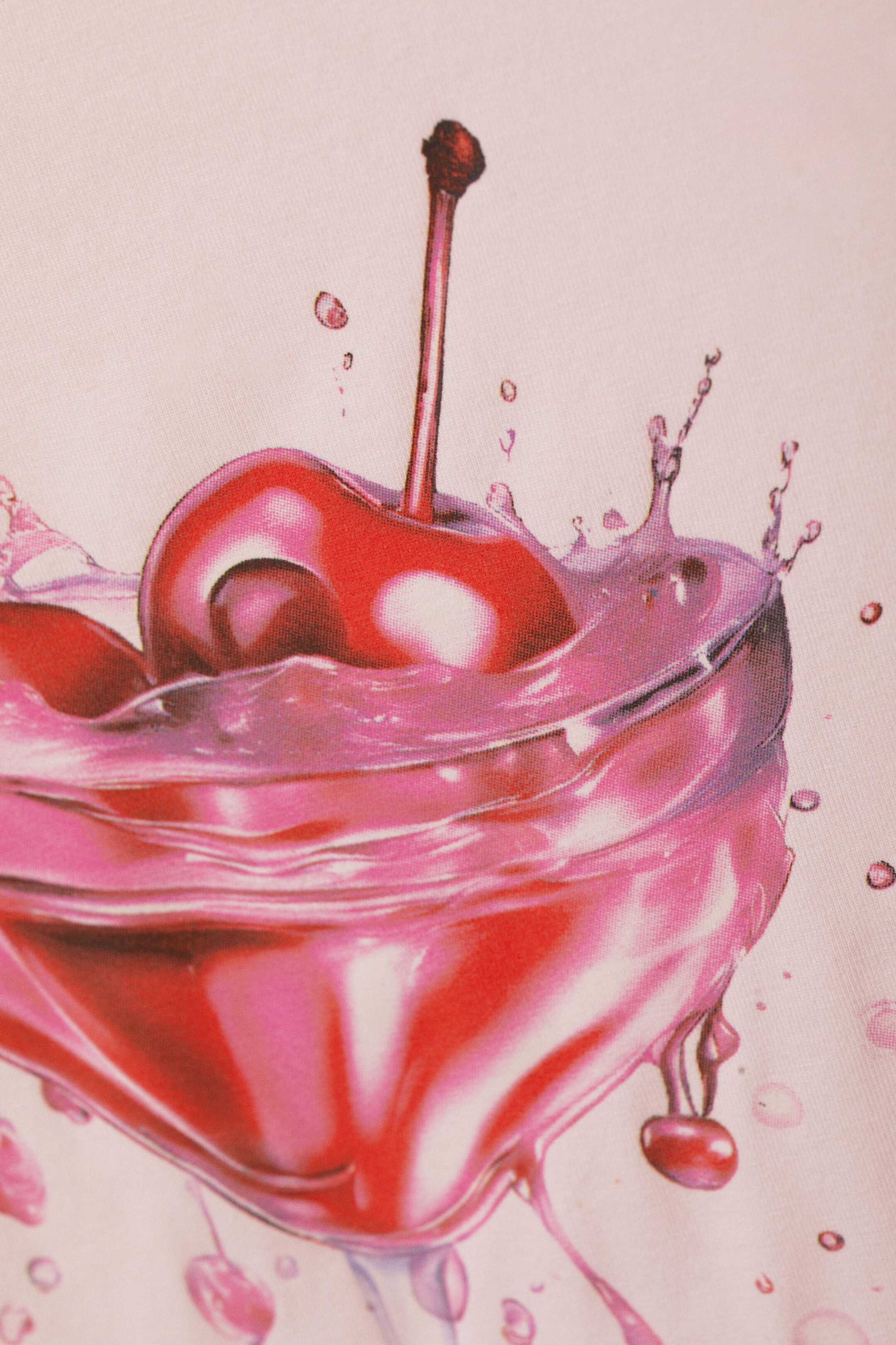 Liquid Cherries - Cropped t-shirt - 4