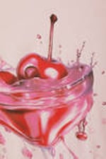 Liquid Cherries - Cropped t-shirt - 4