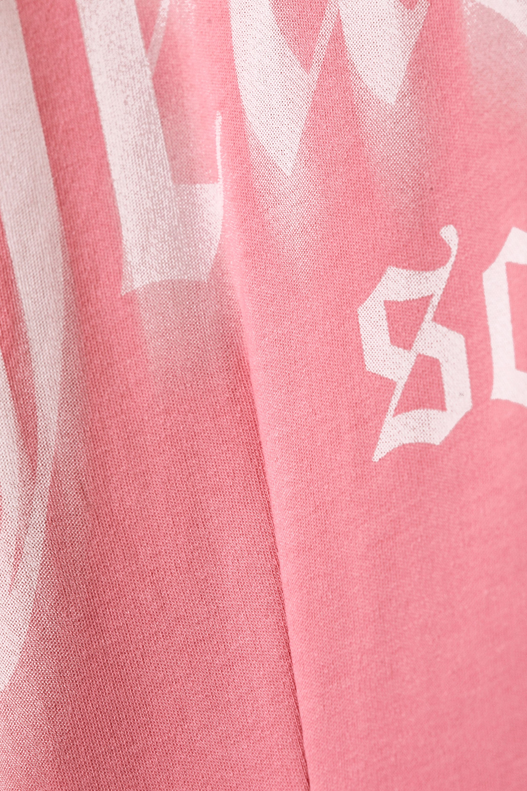 Pink - Jealous Soul - Structured Mini T-shirt Dress - 5