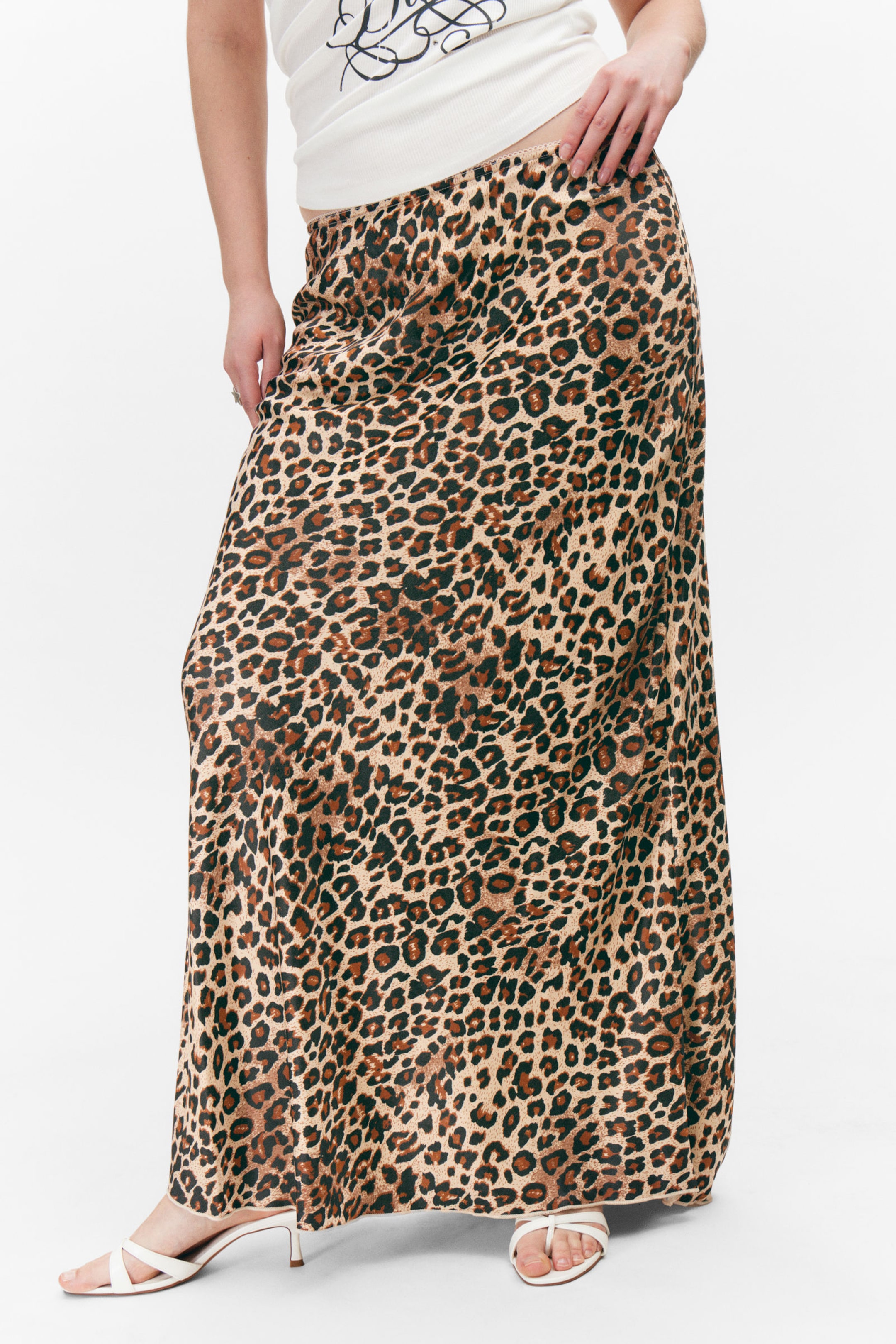 #C8B09A - Low Waist Maxi Skirt - 2