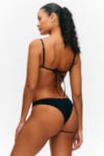 Black - Square Neck Bikini - 2