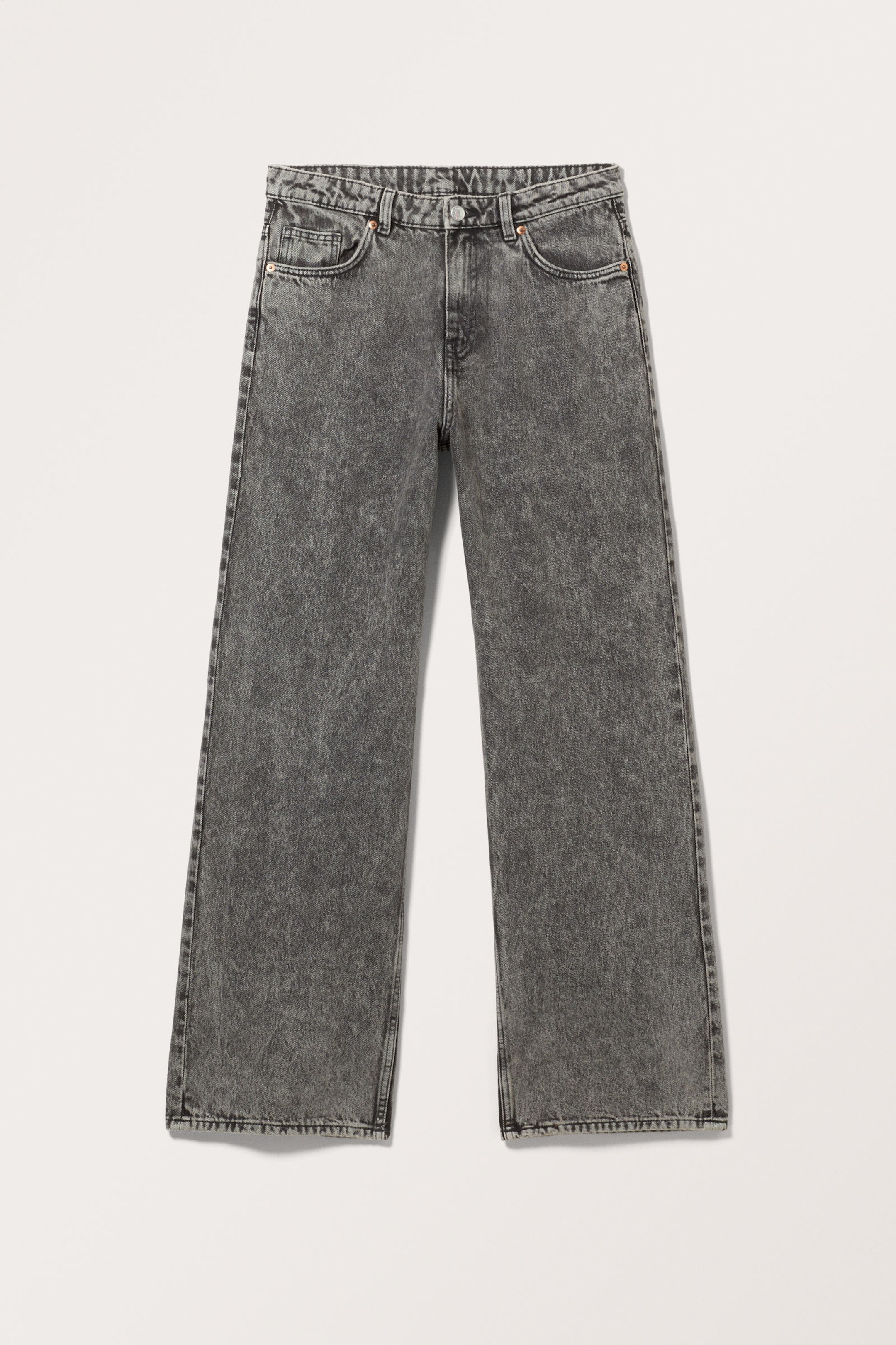 Washed Black - Naoki Low Loose Jeans - 6