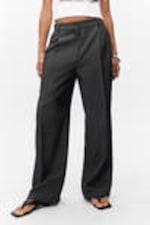 Dark grey - Wide Leg Trousers - 3