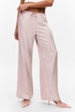 Light Pink - Low-Rise Relaxed Pull-on Trousers - 2