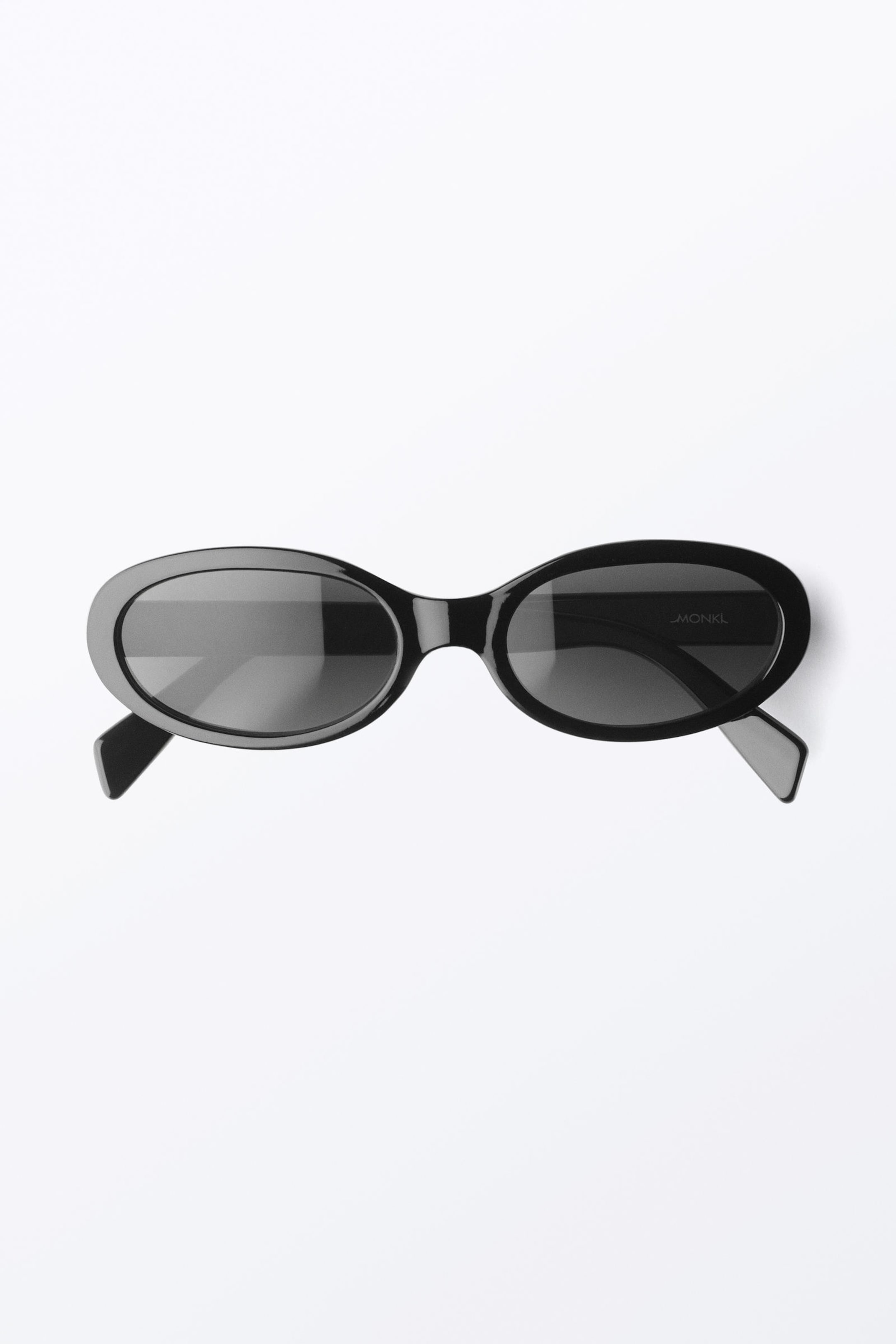 #272627 - Slim Oval Tinted Sunglasses - 1