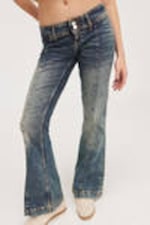 Canyon Blue - Nicole Low Bootcut Jeans - 1