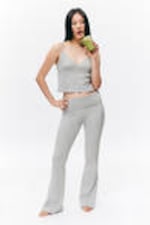 Grey Melange - Soft Strap Top - 0