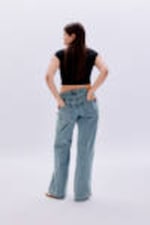 Mid Blue - Paz Mid Wide Jeans - 5