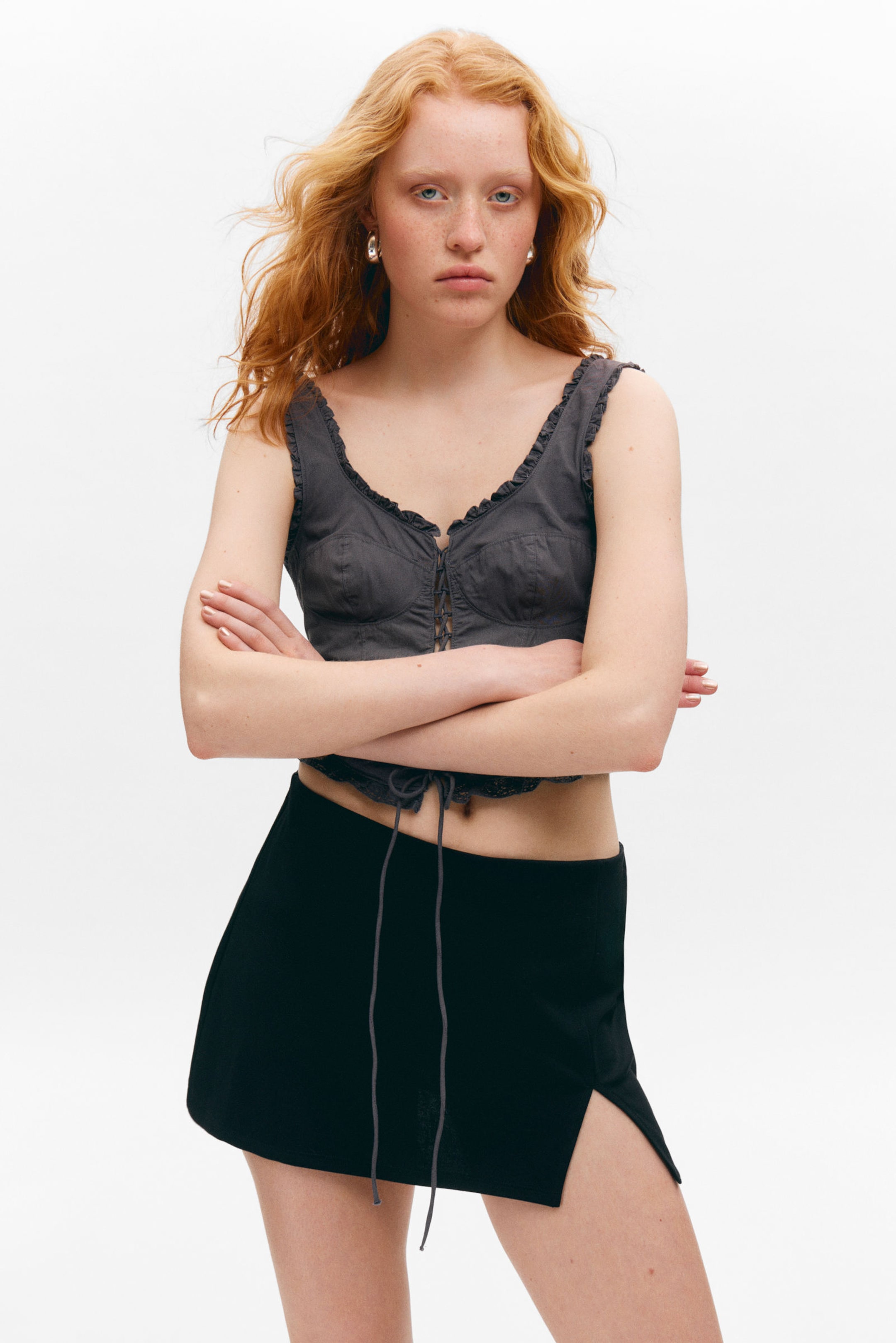 #272628 - Mini Pull-on Skirt - 2