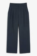 Dark blue - Wide Leg Trousers - 0