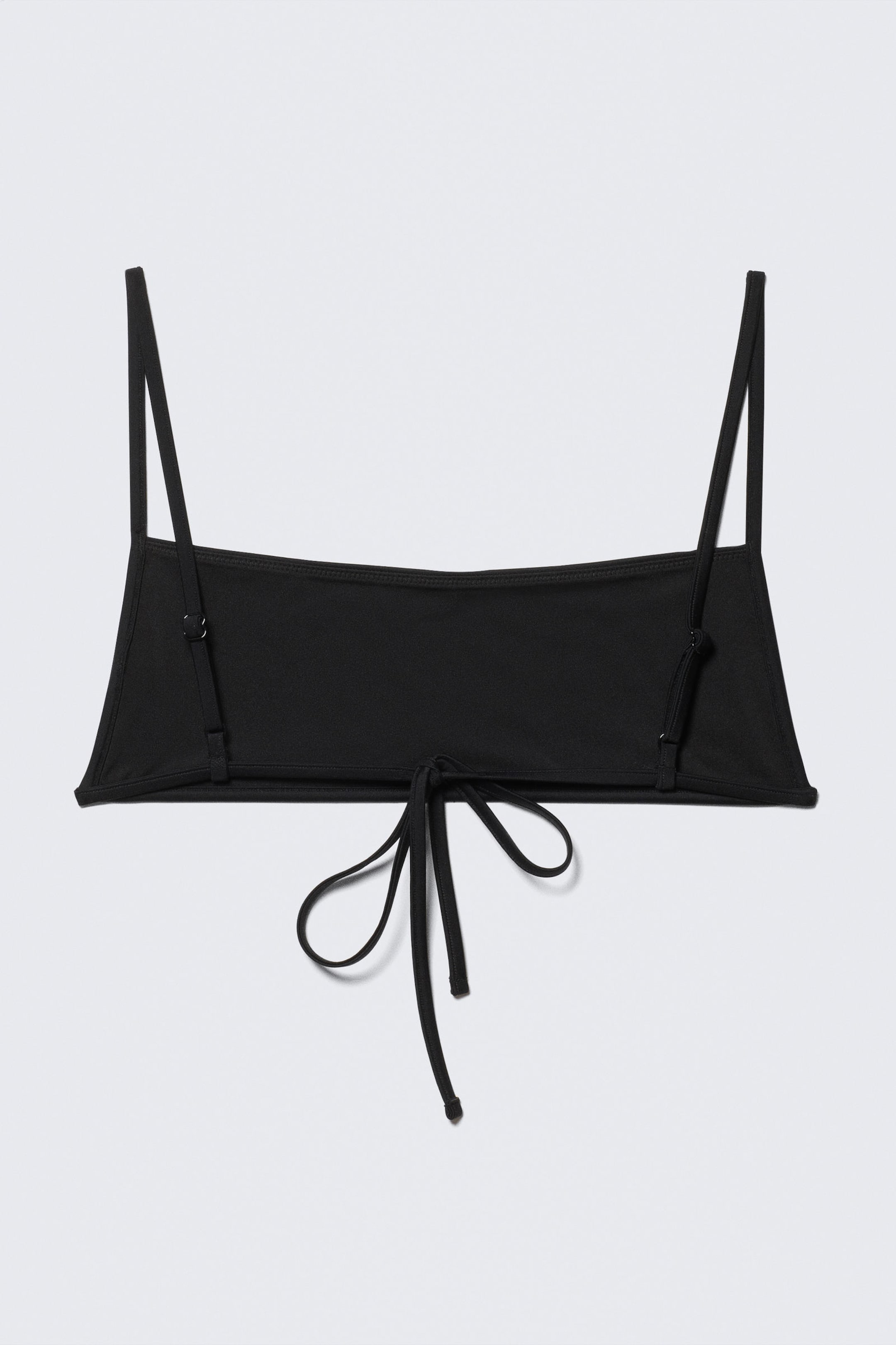 Black - Square Neck Bikini - 4
