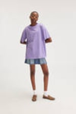 Washed Purple - Oversized Cotton T-shirt - 1