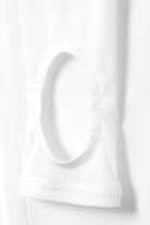 White - Sheer Ribbed Tights - 4