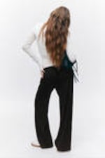 Black - Relaxed Pyjama Trousers - 2