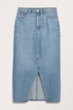 Mid blue - Midi denim skirt - 3